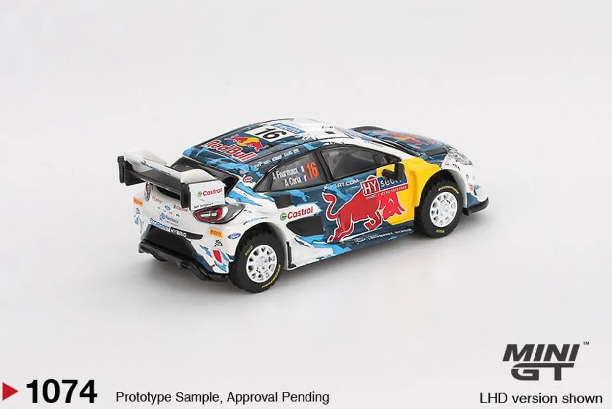 Mini GT 1/64 Ford Puma Rally1 #16 M-Sport Ford WRT 2024 Rally Finland 3rd Place