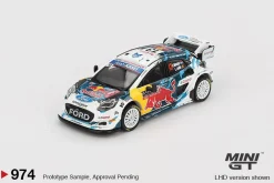 Mini GT 1/64 Ford Puma Rally1 #13 M-Sport Ford WRT 2024 Rally Monte Carlo