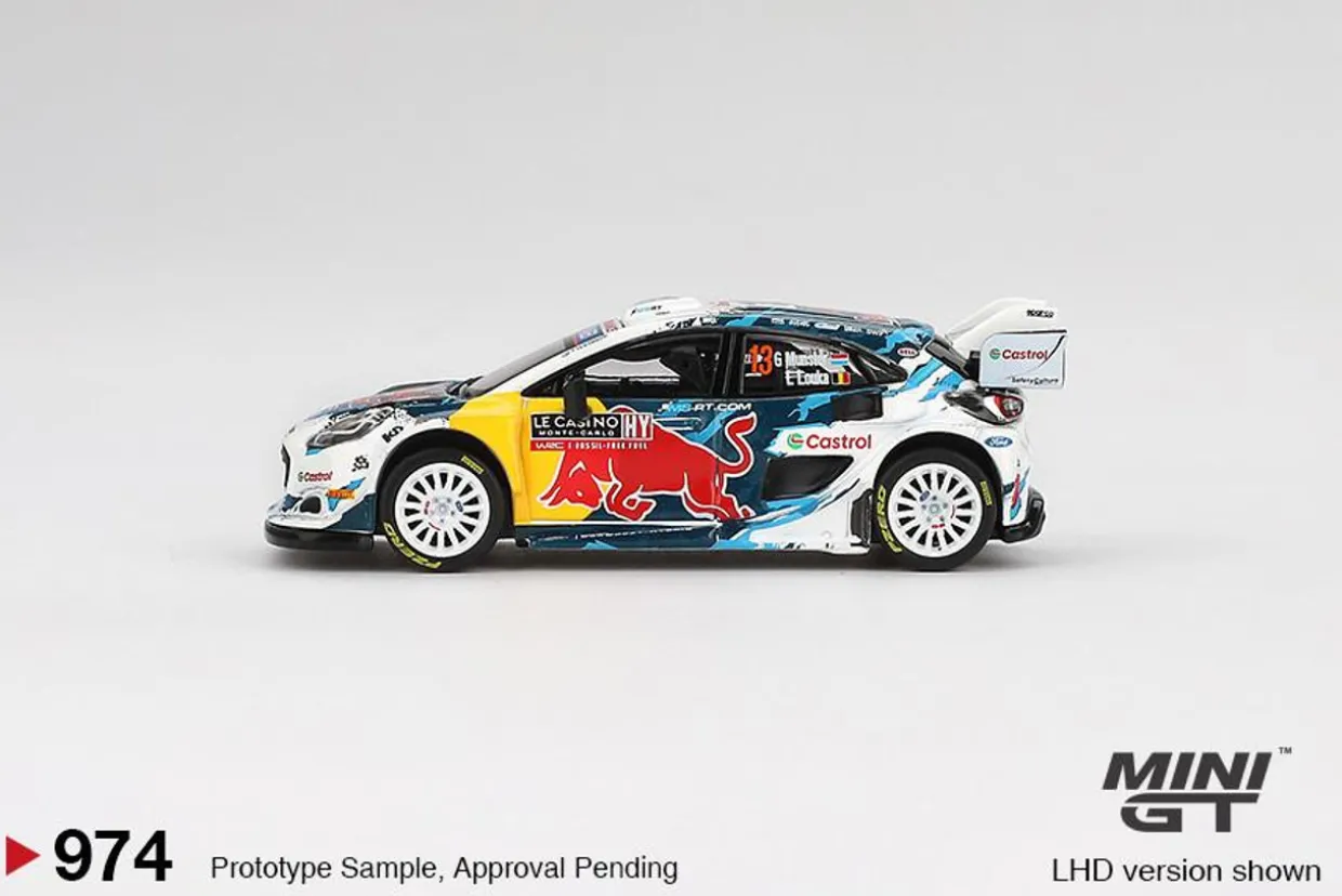 Mini GT 1/64 Ford Puma Rally1 #13 M-Sport Ford WRT 2024 Rally Monte Carlo