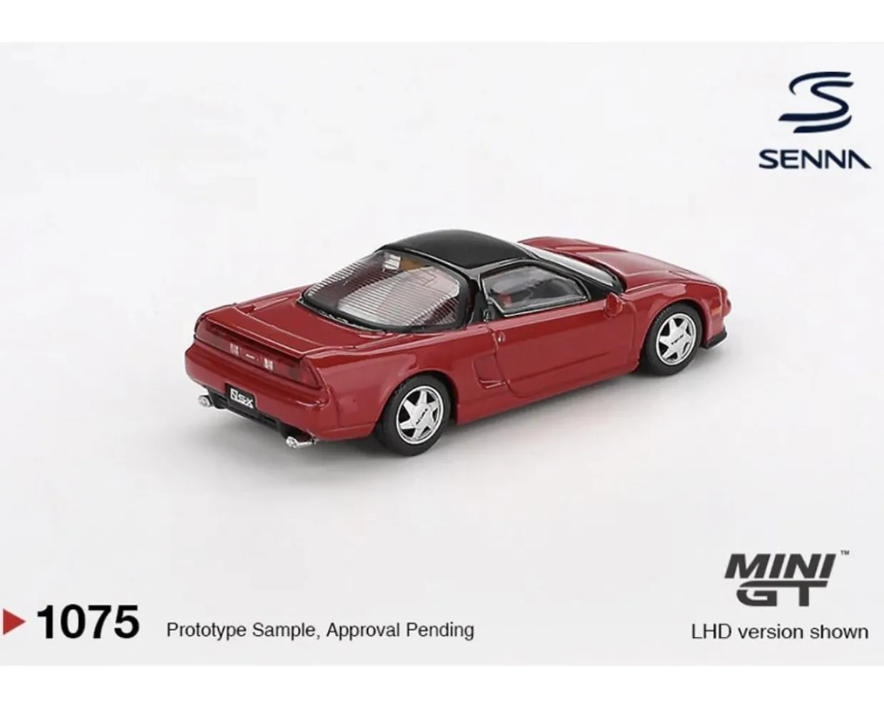 Mini GT 1/64 Honda NS-X Prototype Midship Sports 1989 Ayrton Senna with Figure