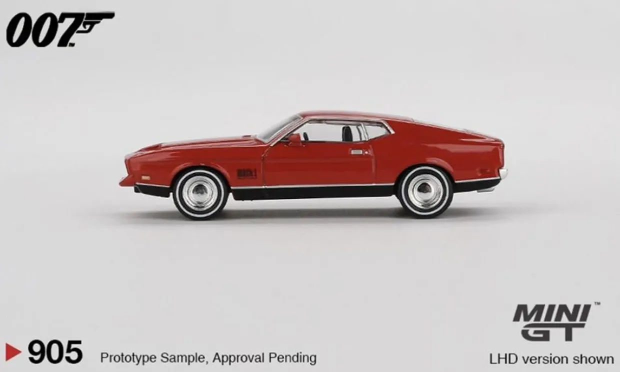 Mini GT 1/64 James Bond (Diamonds Are Forever Movie) Ford Mustang Mach 1