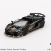 Mini GT 1/64 Lamborghini Aventador SVJ 63 Roadster Nero Aldebaran (LHD)