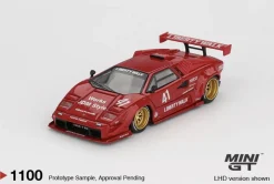 Mini GT 1/64 Lamborghini Countach LB-Works Red