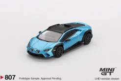 Mini GT 1/64 Lamborghini Huracan Sterrato Blu Aegir (RHD)