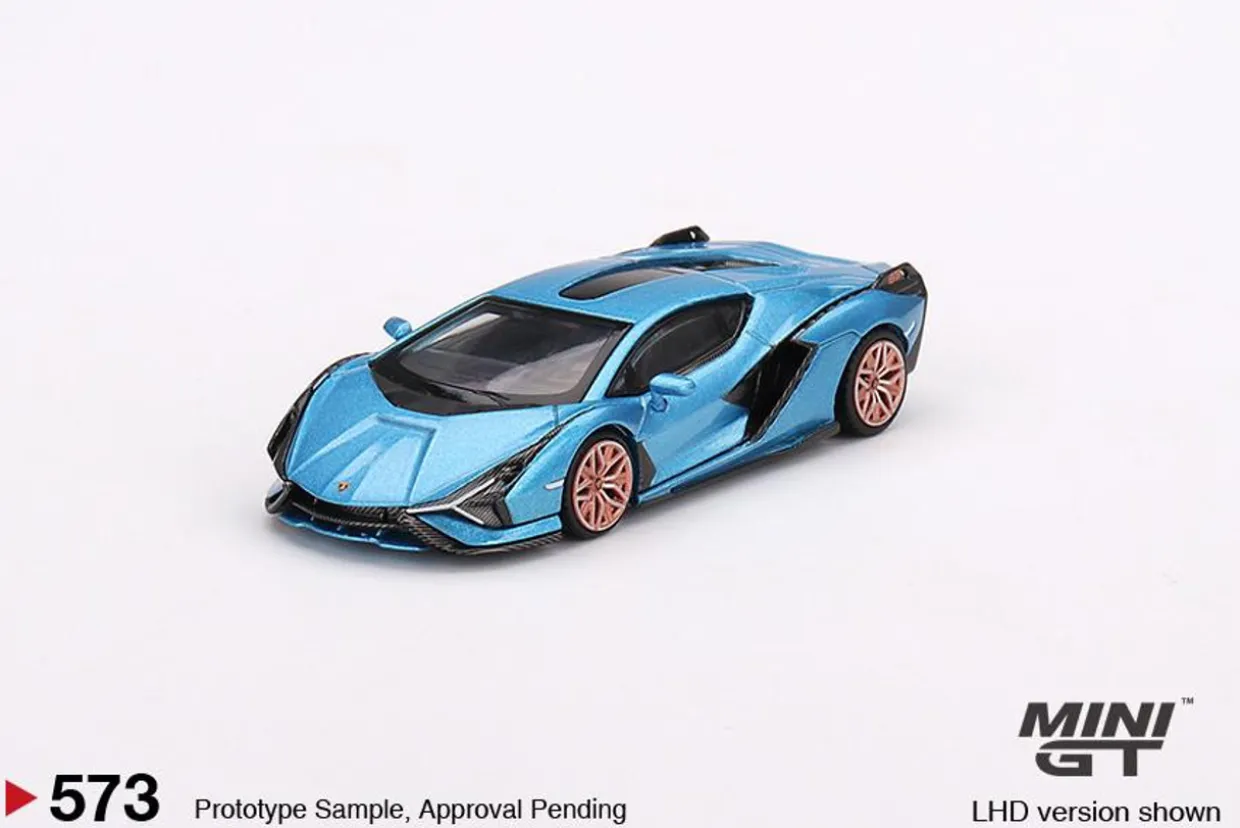 Mini GT 1/64 Lamborghini Sián FKP 37 Blu Aegir