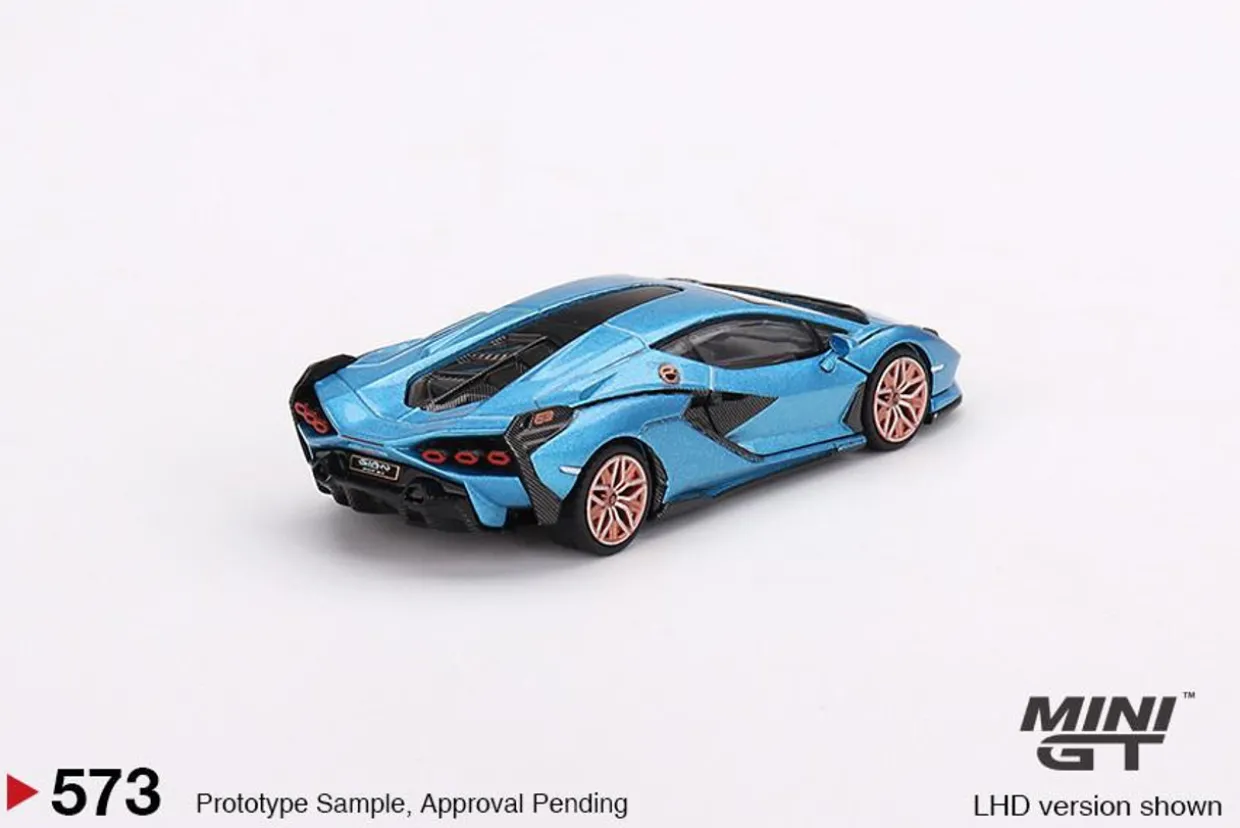 Mini GT 1/64 Lamborghini Sián FKP 37 Blu Aegir
