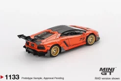Mini GT 1/64 LB WORKS Lamborghini Aventador Limited Edition Orange MDX 2025