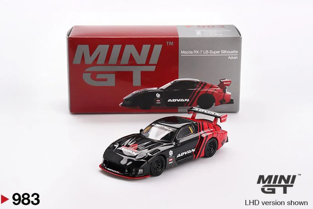Mini GT 1/64 Mazda RX-7 LB-Super Silhouette Advan