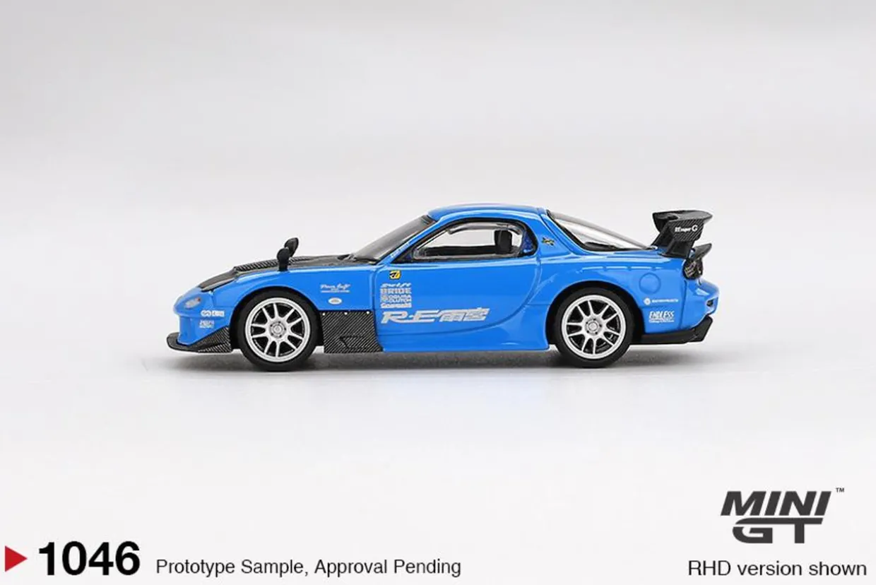 Mini GT 1/64 Mazda RX-7 RE-Amemiya 20B NA 3ROTOR-7 "Ama-San Go"