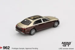 Mini GT 1/64 Mercedes-Maybach S 680 Gold / Dark Red Metallic
