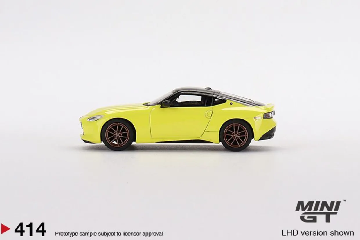 Mini GT 1/64 Nissan Fairlady Z Proto Spec 2023 Ikazuchi Yellow
