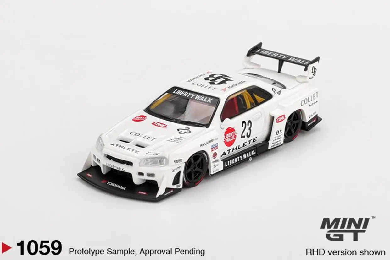Mini GT 1/64 Nissan LB-ER34 Super Silhouette ATHLETE/COLLET