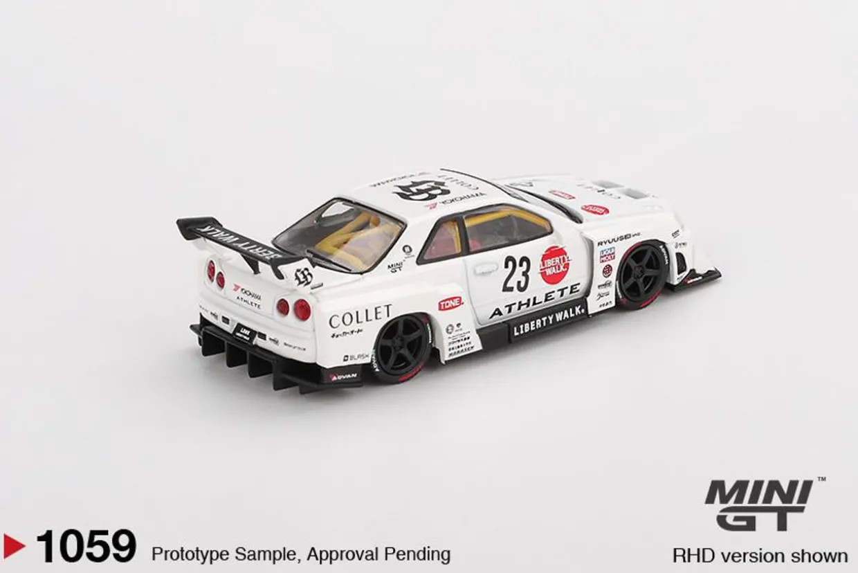 Mini GT 1/64 Nissan LB-ER34 Super Silhouette ATHLETE/COLLET