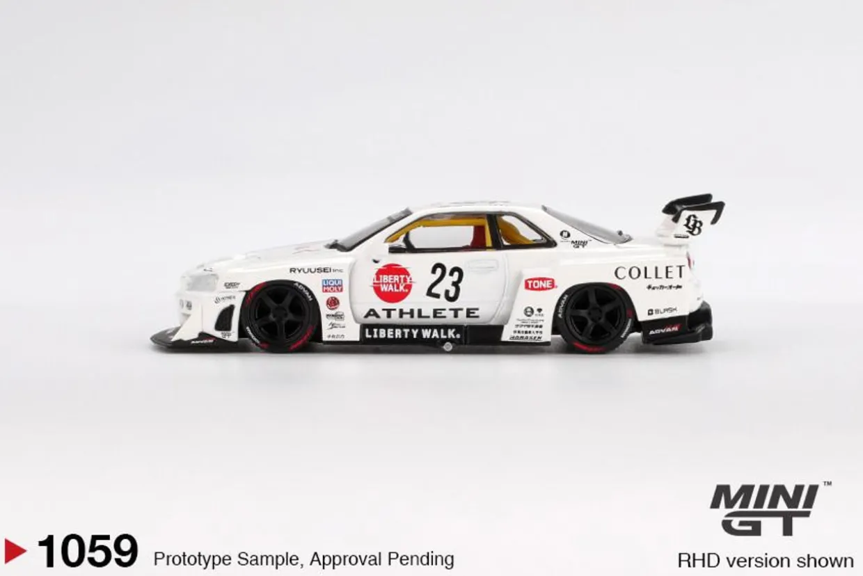 Mini GT 1/64 Nissan LB-ER34 Super Silhouette ATHLETE/COLLET