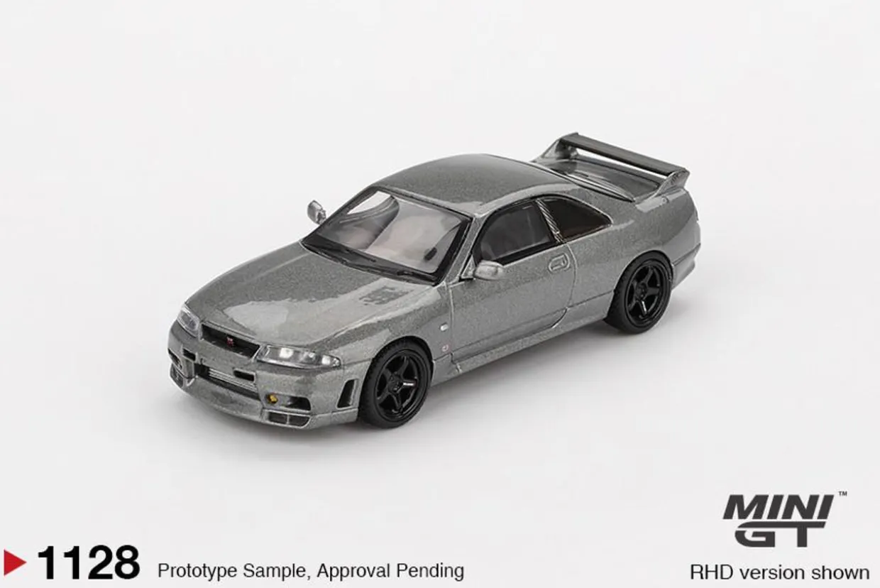 Mini GT 1/64 NISSAN Skyline GT-R Dark Metal Gray (NISMO BCNR33 CRS Version)