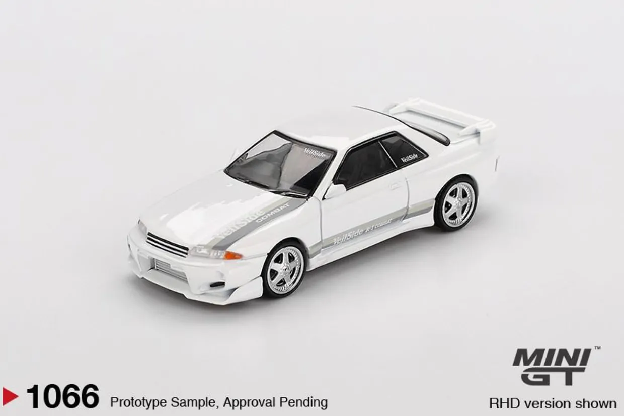 Mini GT 1/64 Nissan Skyline GT-R (R32) VeilSide Combat C-I White