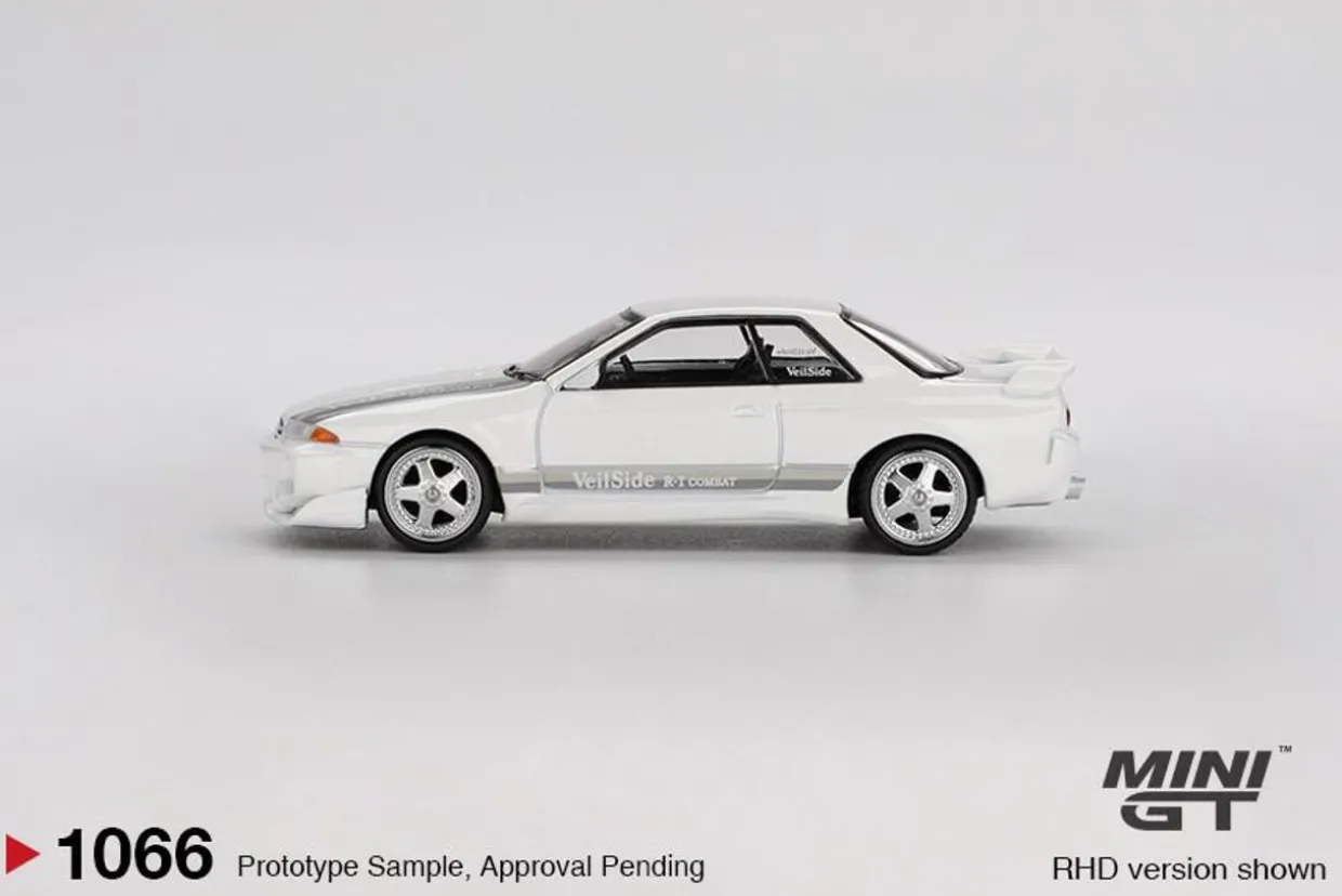 Mini GT 1/64 Nissan Skyline GT-R (R32) VeilSide Combat C-I White