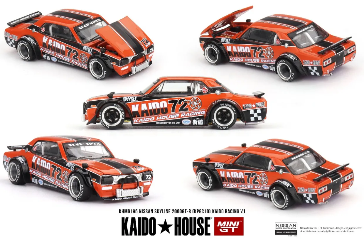 Mini GT 1/64 Nissan Skyline 2000GT-R (KPGC10) Kaido Racing V1