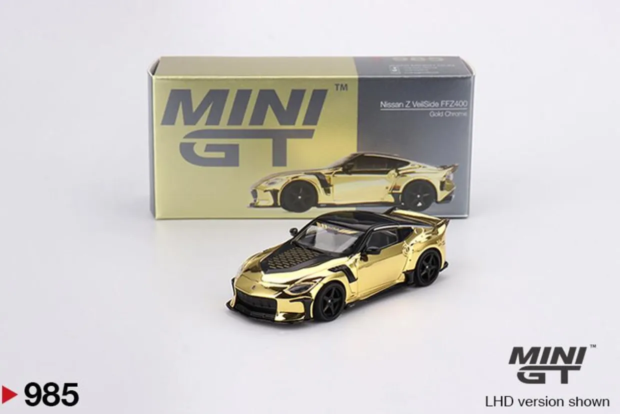 Mini GT 1/64 Nissan Z VeilSide FFZ400 Gold Chrome