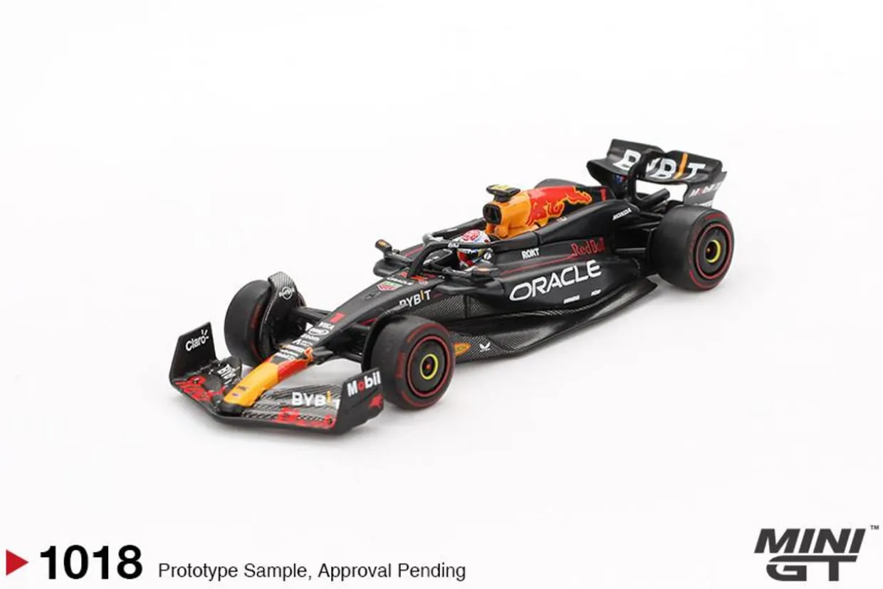 Mini GT 1/64 Oracle Red Bull Racing RB20 #1 Max Verstappen 2024 F1 2024 Bahrain GP Winner