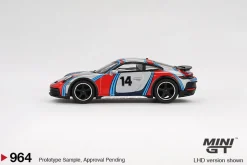 Mini GT 1/64 Porsche 911 Dakar Ice Grey Metallic