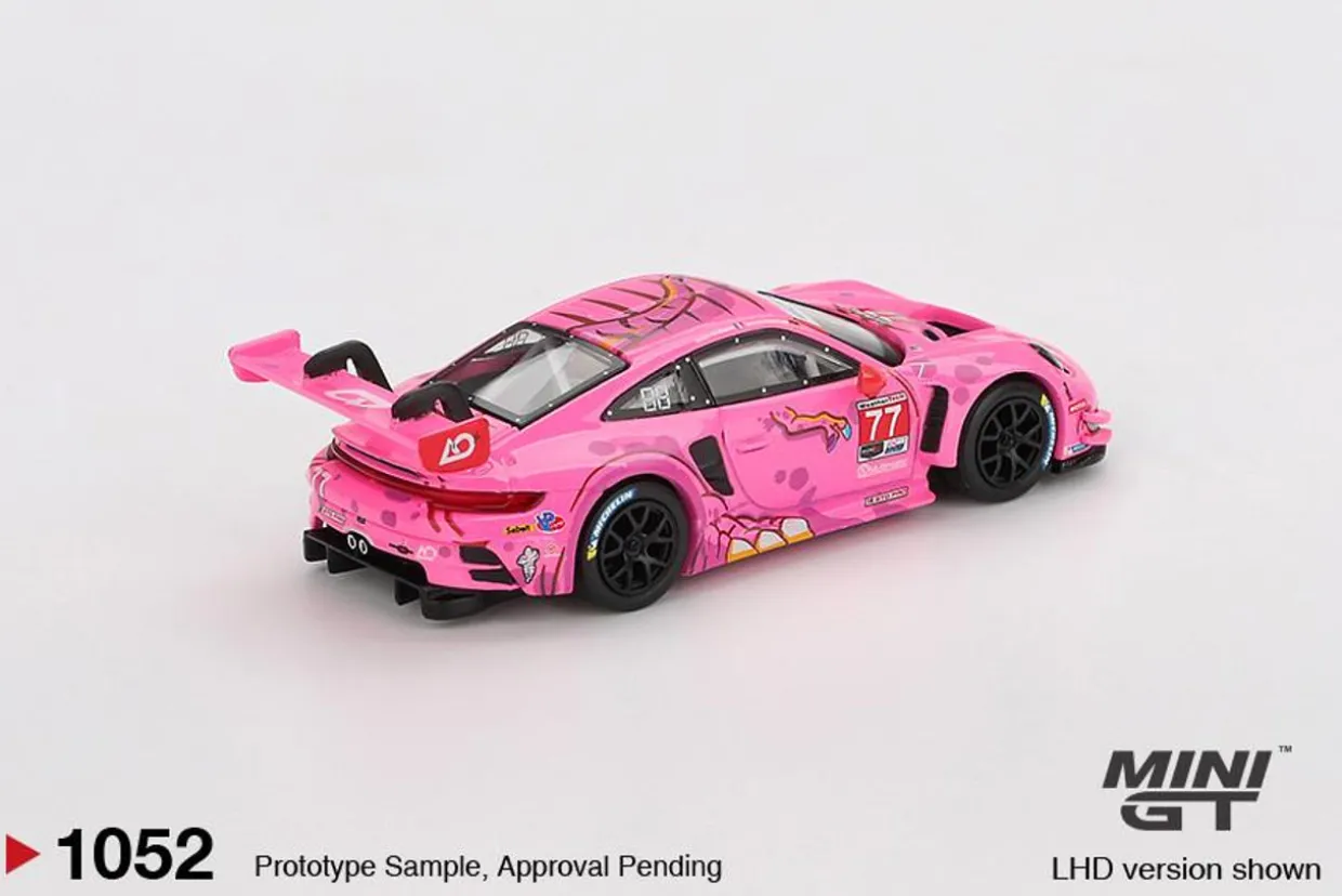 Mini GT 1/64 Porsche 911 GT3 R #77 AO Racing 2024 IMSA Road America