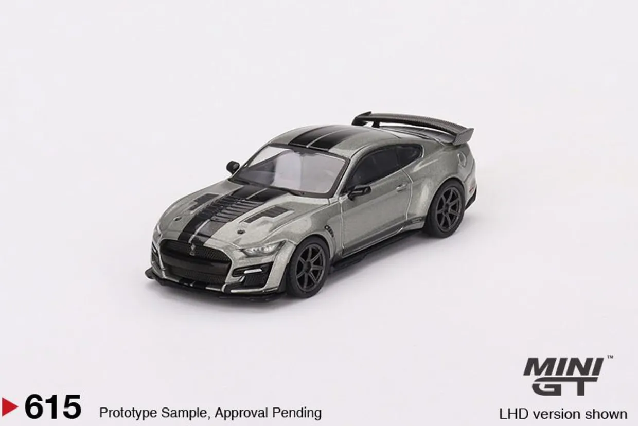 Mini GT 1/64 Shelby GT500 Se Widebody Pepper Gray Metallic