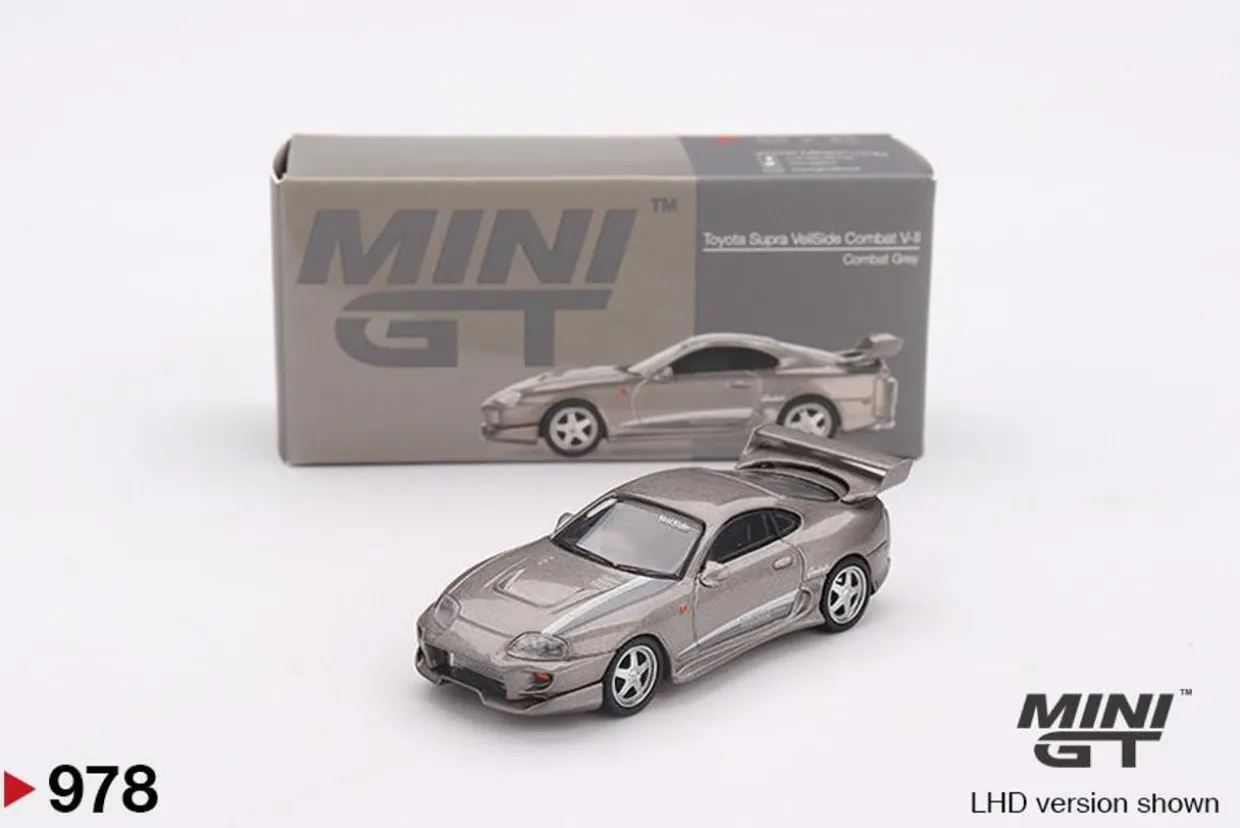 Mini GT 1/64 Toyota Supra VeilSide Combat V-II Combat Grey