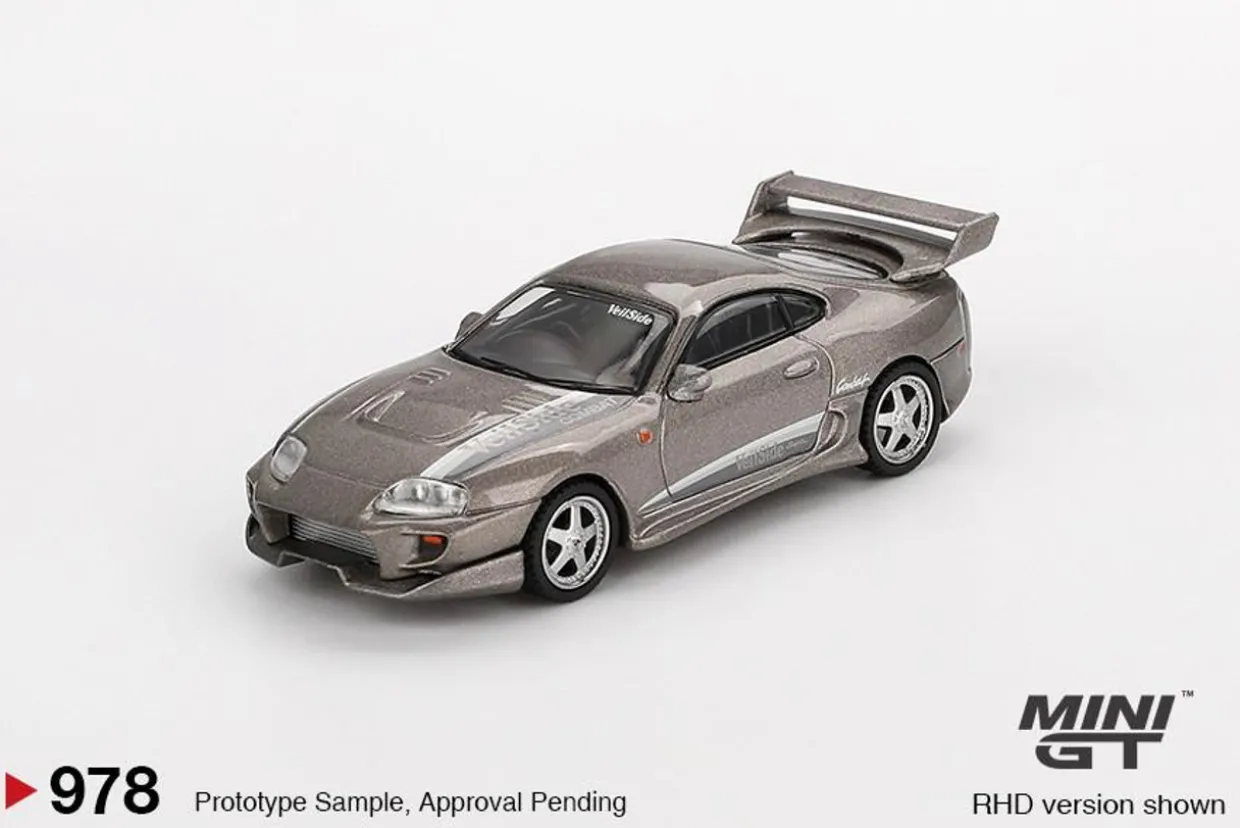 Mini GT 1/64 Toyota Supra VeilSide Combat V-II Combat Grey