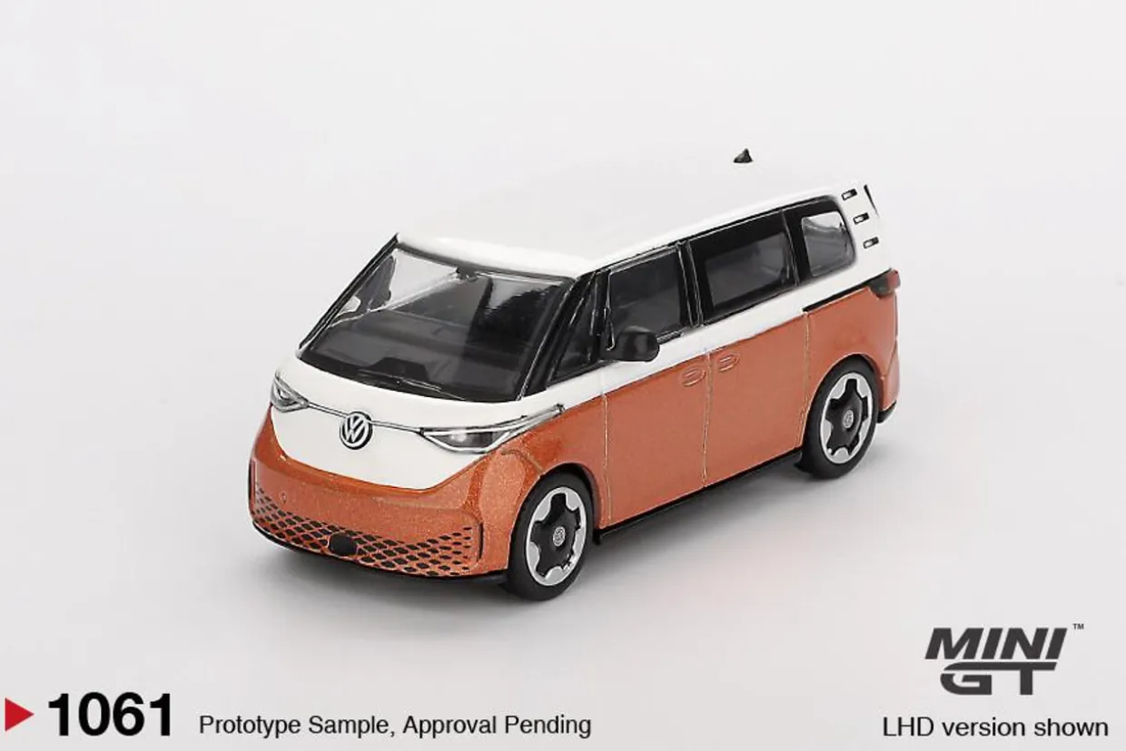 Mini GT 1/64 Volkswagen ID.Buzz Candy White / Energetic Orange