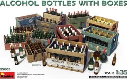 MiniArt 1/35 Alcohol Bottles with Boxes