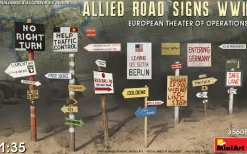 MiniArt 1/35 Allied WWII Road Signs Model Kit