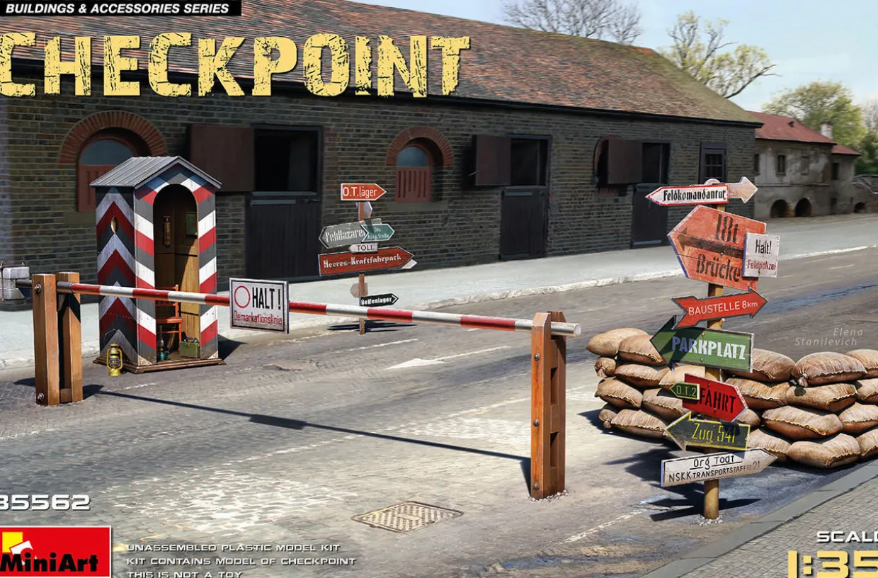 MiniArt 1/35 Checkpoint Model Kit