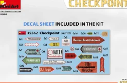 MiniArt 1/35 Checkpoint Model Kit