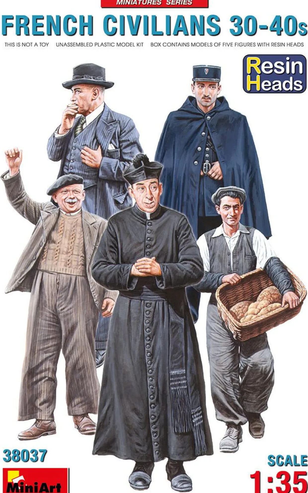 MiniArt 1/35 French Civilians 1930s-40s