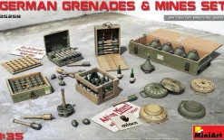 MiniArt 1/35 German Grenades and Mines Model Kit