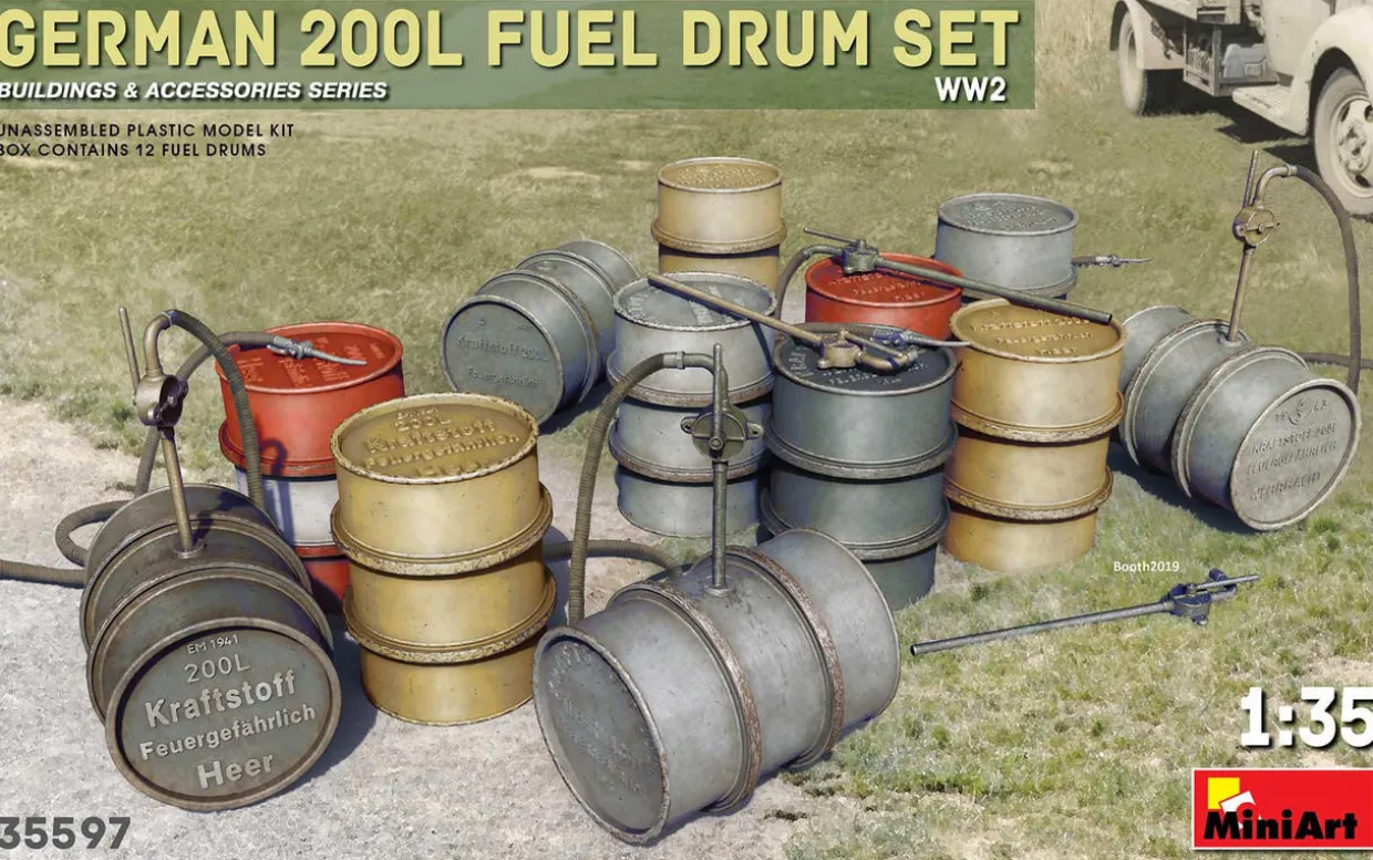 MiniArt 1/35 German 200L Fuel Drums