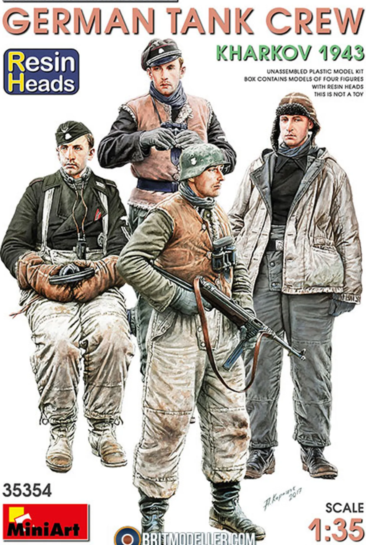 MiniArt 1/35 German Tank Crew Kharkov 1943