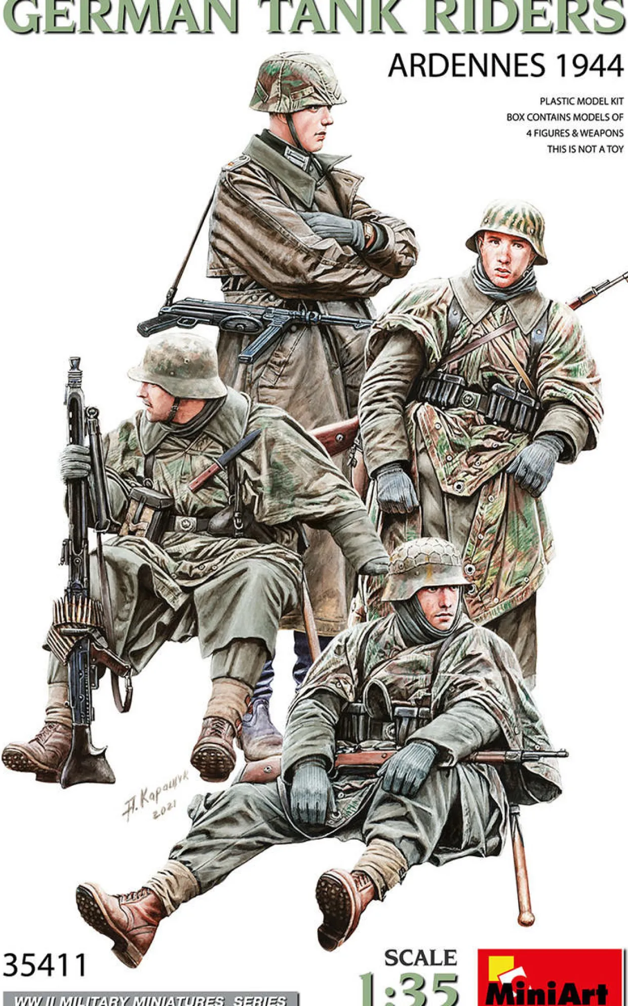MiniArt 1/35 German Tank Riders (Ardennes 1944)