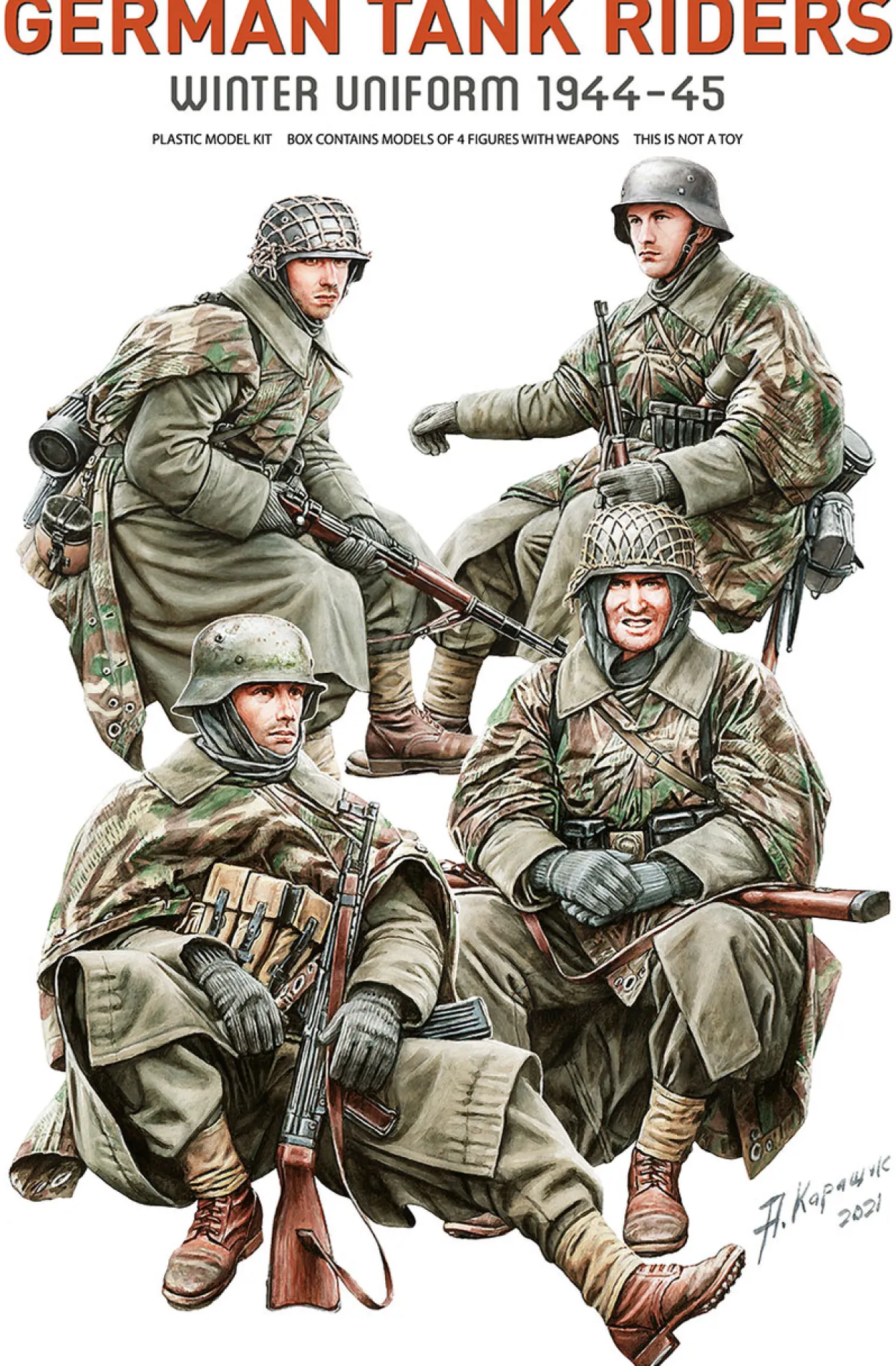 MiniArt 1/35 German Tank Riders in Winter Uniform 1944-1945