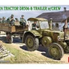 MiniArt 1/35 German Tractor D8506 with Trailer & Crew