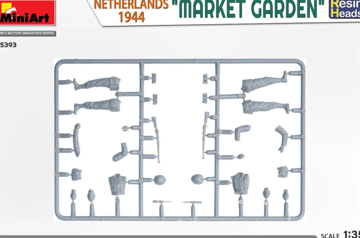 MiniArt 1/35 Market Garden Holland 1944 Resin Heads