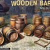 MiniArt 1/35 Medium Wooden Barrels Model Kit