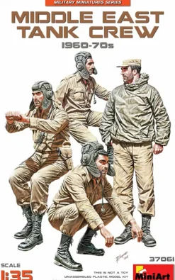 MiniArt 1/35 Middle East Tank Crew 1960s-1970s Model Figures