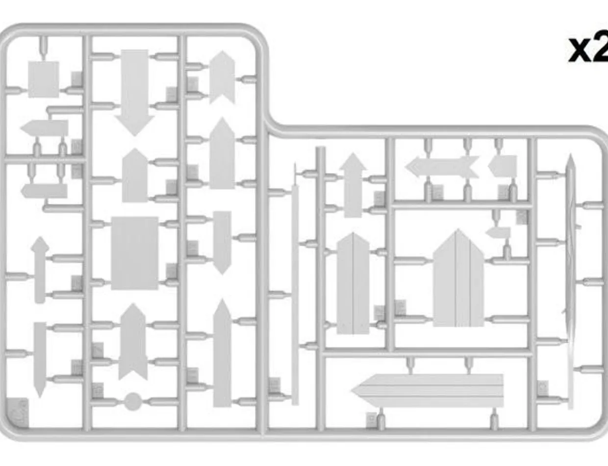 MiniArt 1/35 Road Signs WWII Italy Model Kit