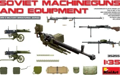 MiniArt 1/35 Soviet Machine Guns & Equipment Model Kit