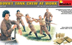 MiniArt 1/35 Soviet Tank Crew at Work Model Figures