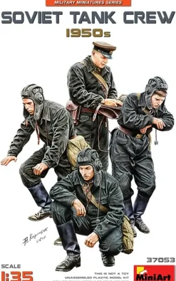MiniArt 1/35 Soviet Tank Crew 1950s Model Figures