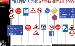 MiniArt 1/35 Traffic Signs Afgahanistan 2000s Model Kit