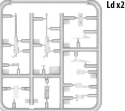 MiniArt 1/35 US Machine Guns Model Kit